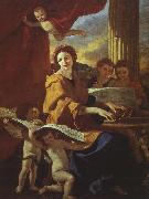 Nicolas Poussin St.Cecelia France oil painting reproduction